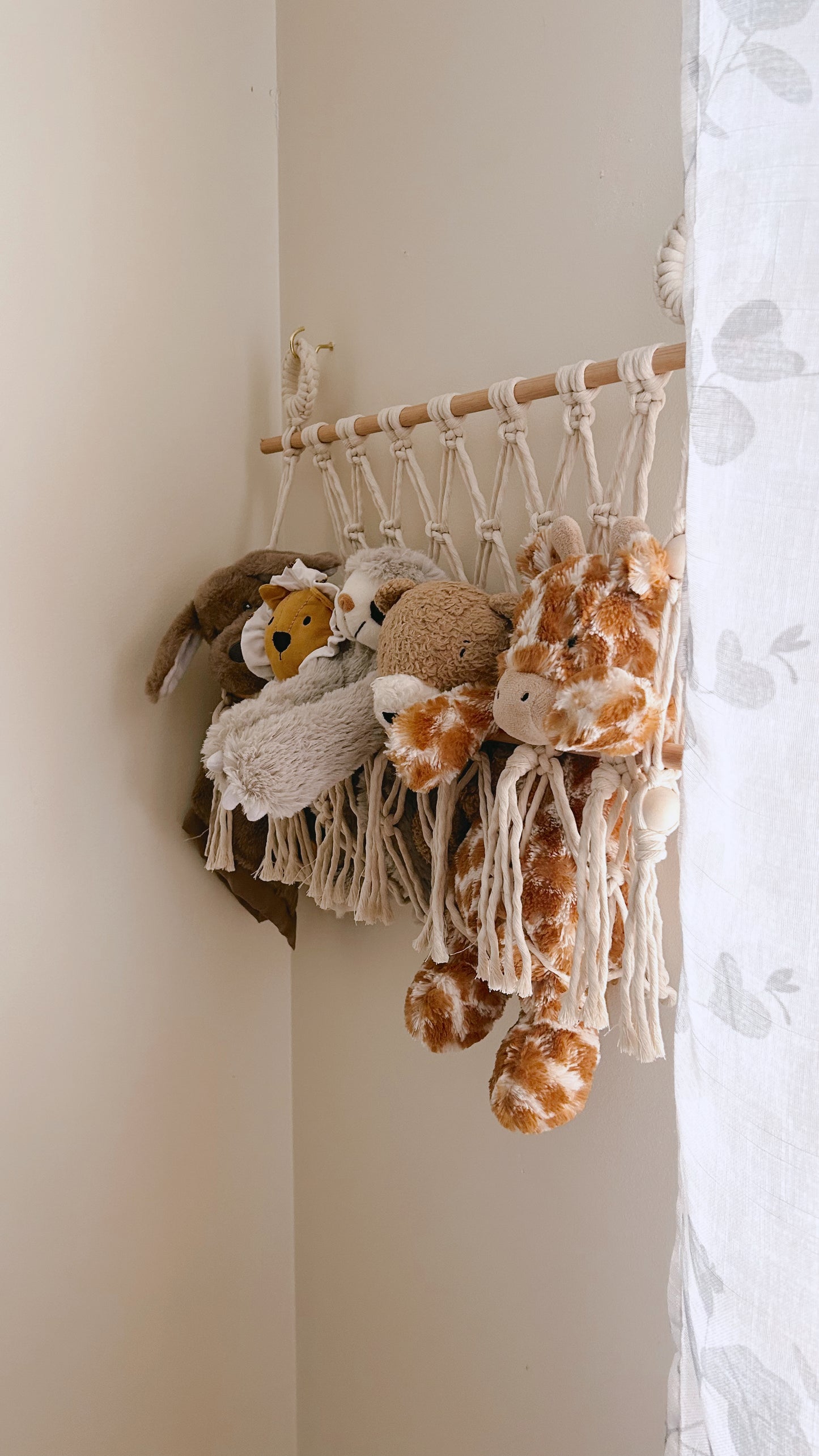 Macrame Toy Storage