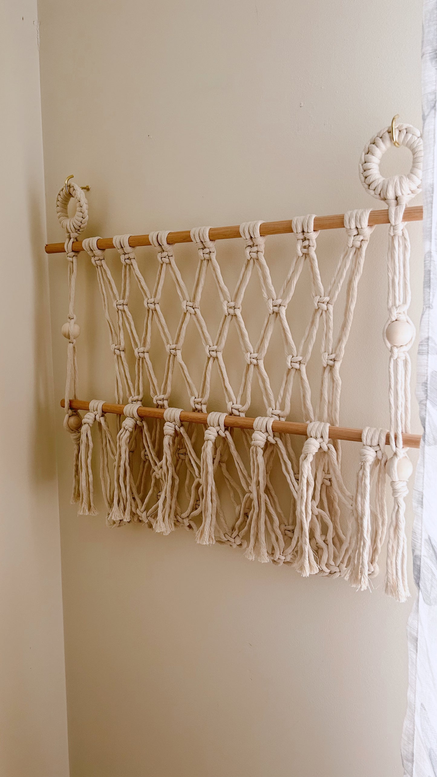 Macrame Toy Storage