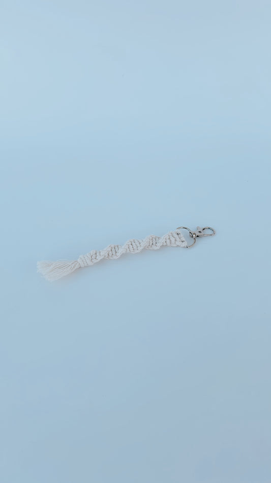 Macrame - Spiral Keychain