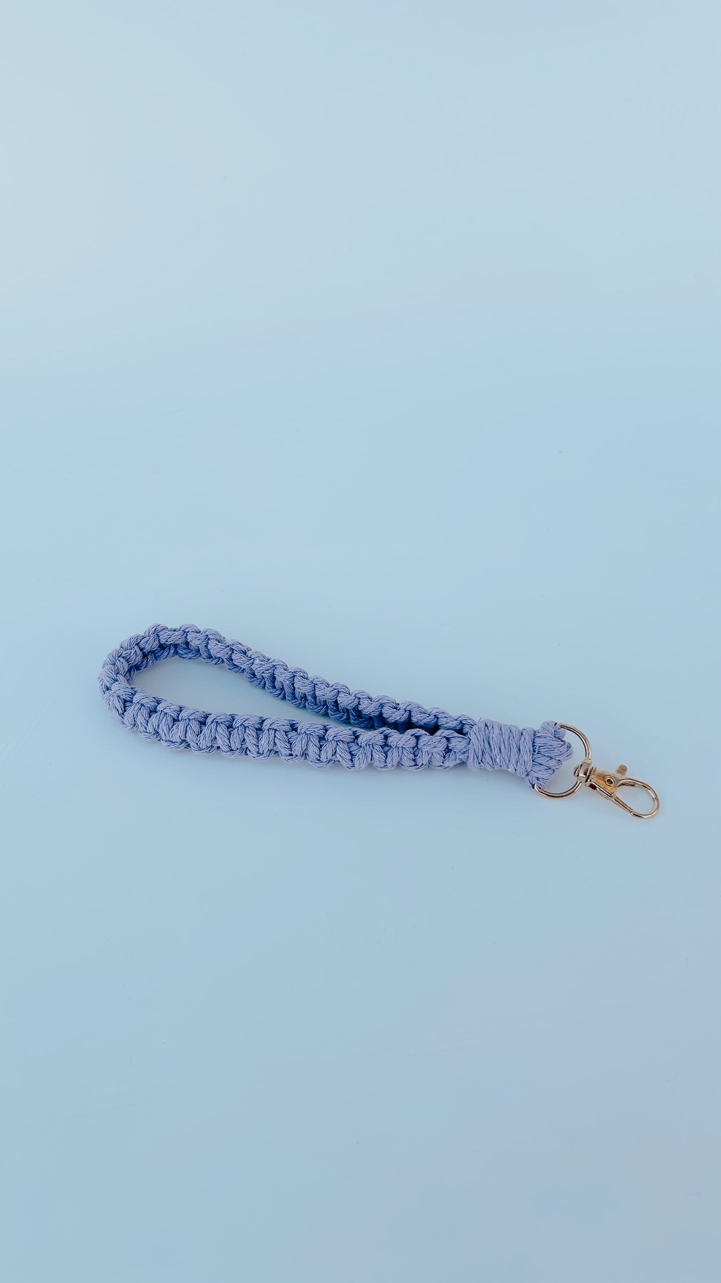 Macrame Wristlet - Lavender