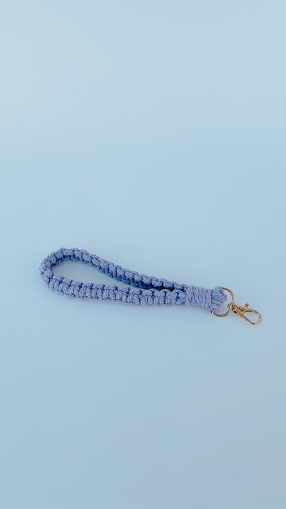 Macrame Wristlet - Lavender